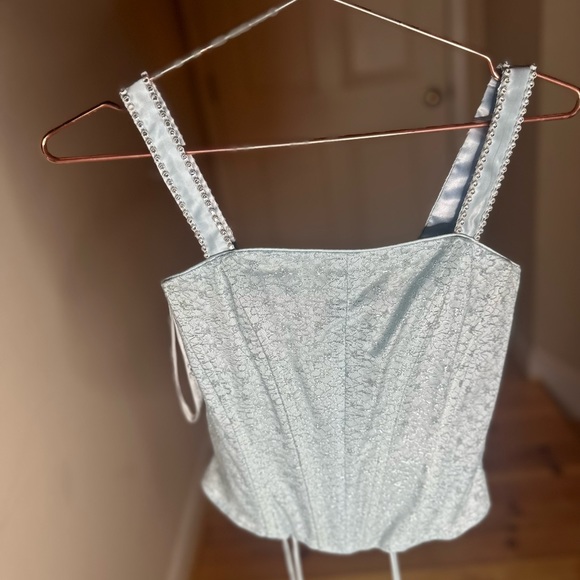 Sexy floral bustier top - Picture 4 of 4